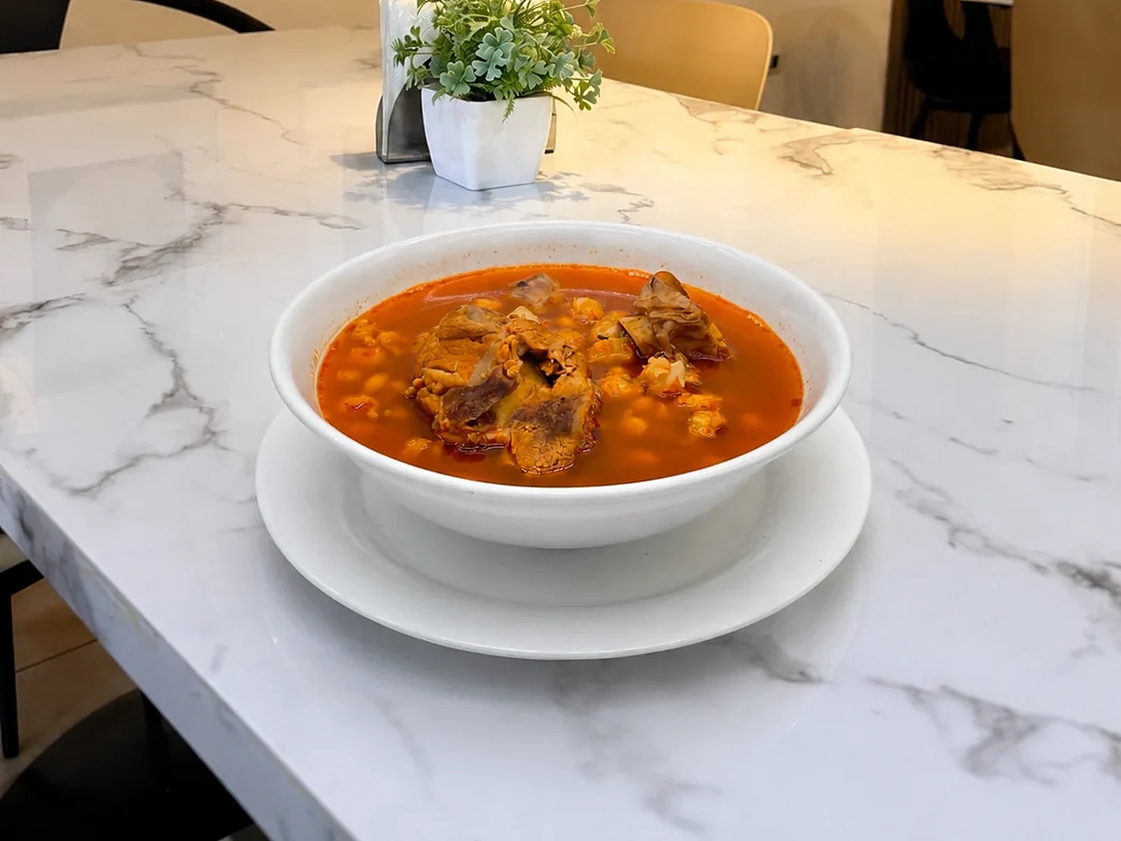 Pozole — guisado casero de Casa D'Karmen