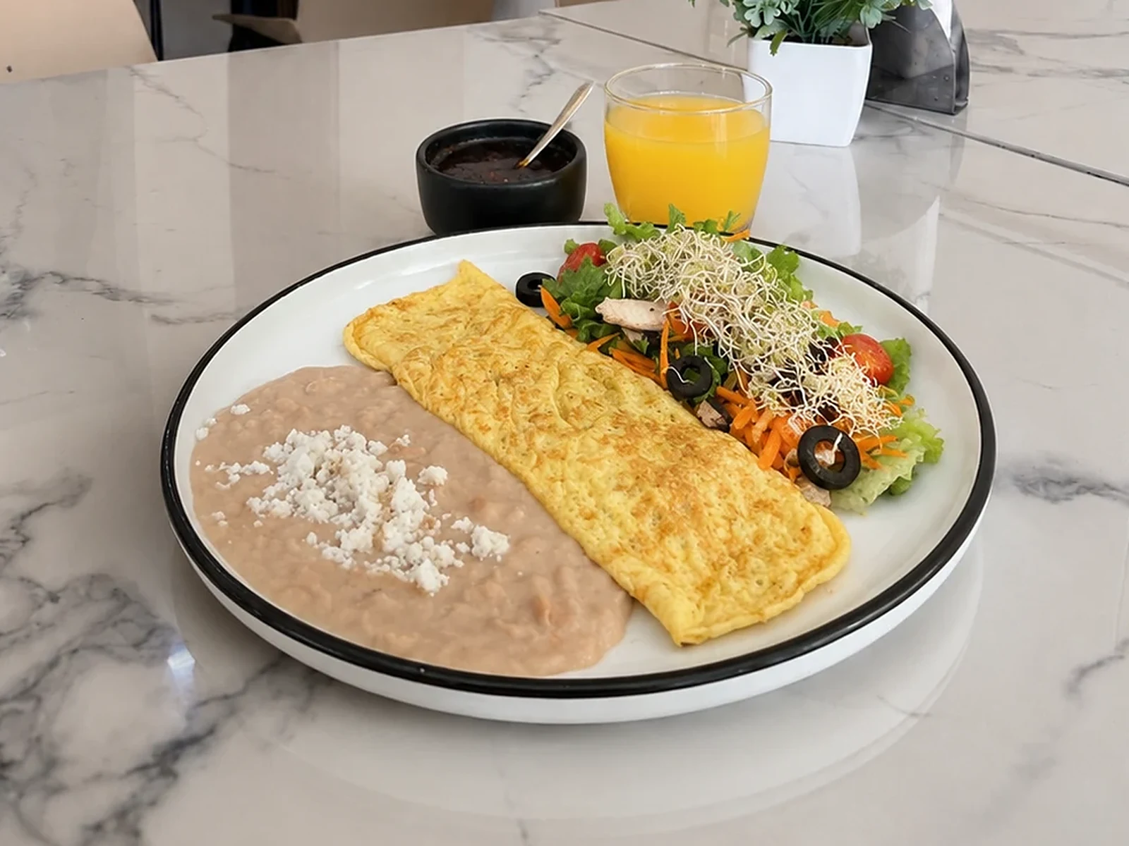 Omelet — desayuno casero de Casa D'Karmen
